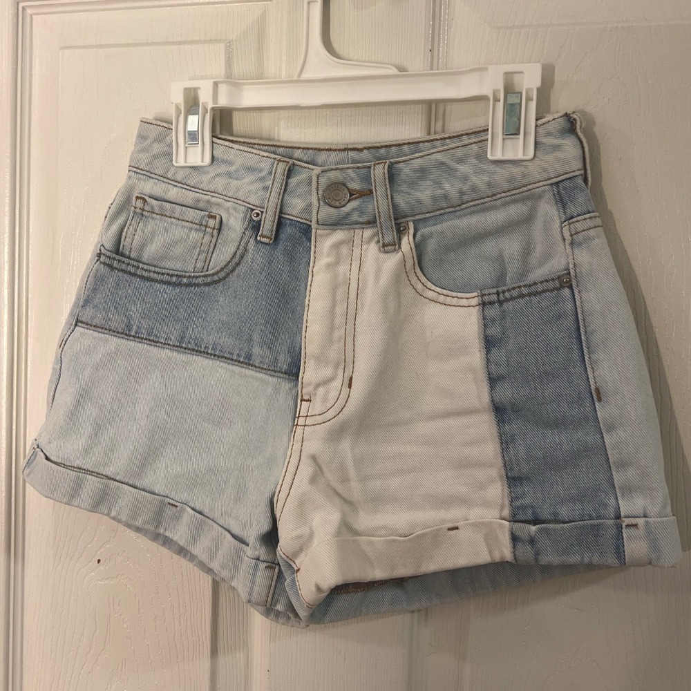 Pacsun Patch Denim Shorts